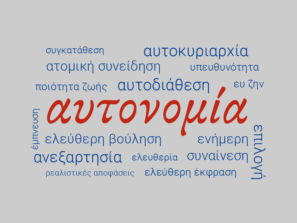 αυτονομια ανθρωπινη ιατρικη